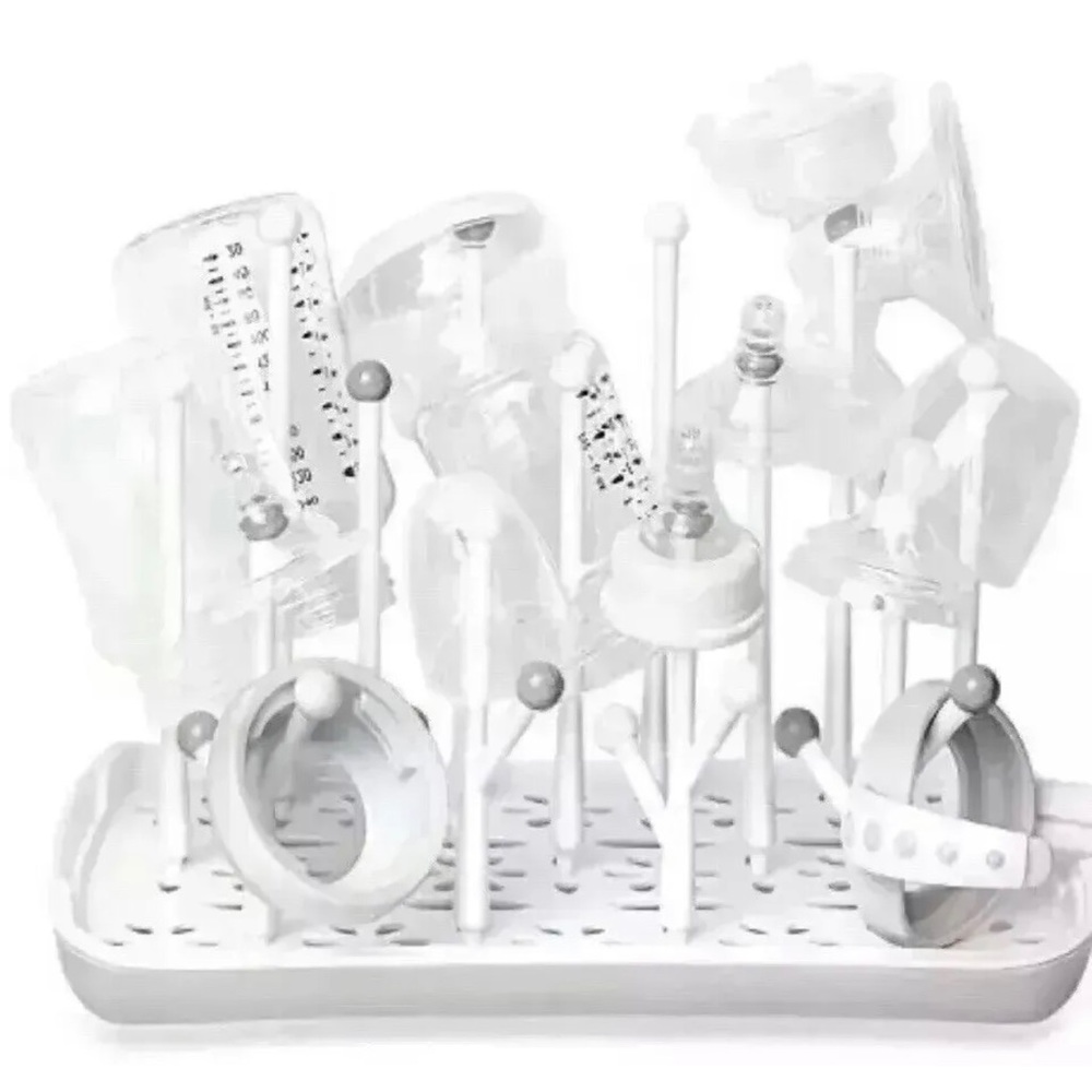 Baby Bottle Drying Rack with Drainer, Termichy Countertop Bottle Holder for Baby